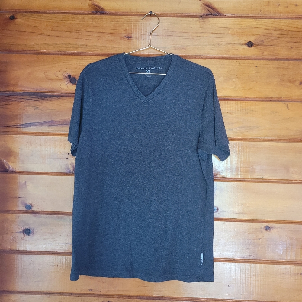 Paper denim & cloth mens v-neck t shirt